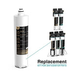 Frizzlife SED15R-HF Replacement Housing Kit With SED15R Filter Cartridge Inside - For DW15, DW15F, TW15 Under Sink Water Filter Systems