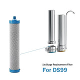 Frizzlife DSF01 Replacement Filter cartridge - 1st Stage For DS99, 2nd Stage for TS99