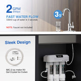 Frizzlife 3-Stage Under Sink Water Filter System SK99-NEW, Direct Connect