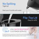 Frizzlife FP40 Water Filter Pitcher, Large 10 Cup purifier System with Filter Life Remind